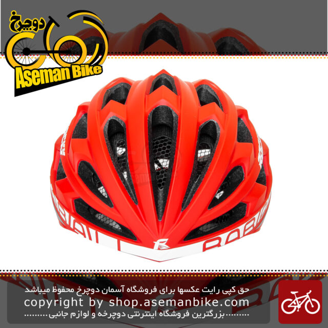 کلاه دوچرخه سواری راکی مدل KS29 سایز لارج رنگ قرمز سفید Helmet Bicycle Rocky KS29 Size L Red & White