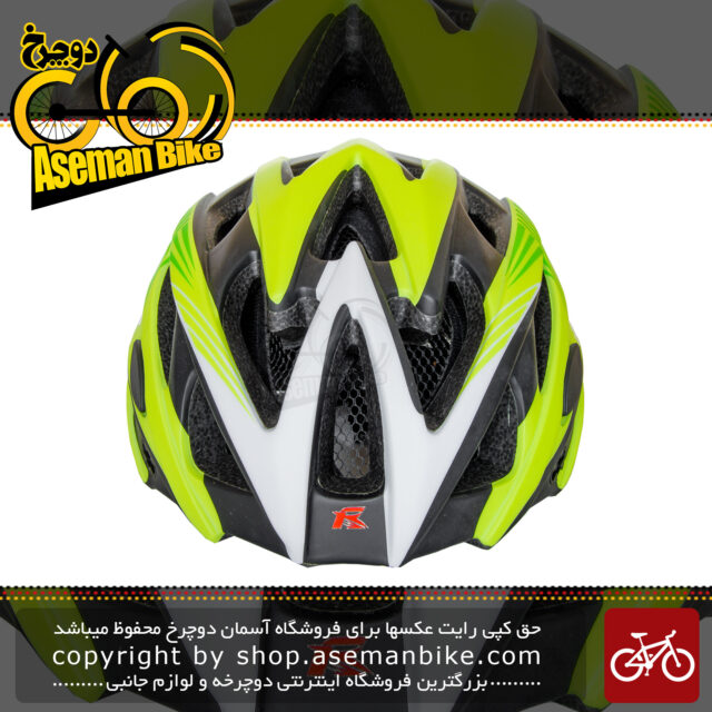 کلاه دوچرخه سواری راکی مدل MV29 سایز مدیوم رنگ مشکی سبز Helmet Bicycle Rocky MV29 Size M Black & Green