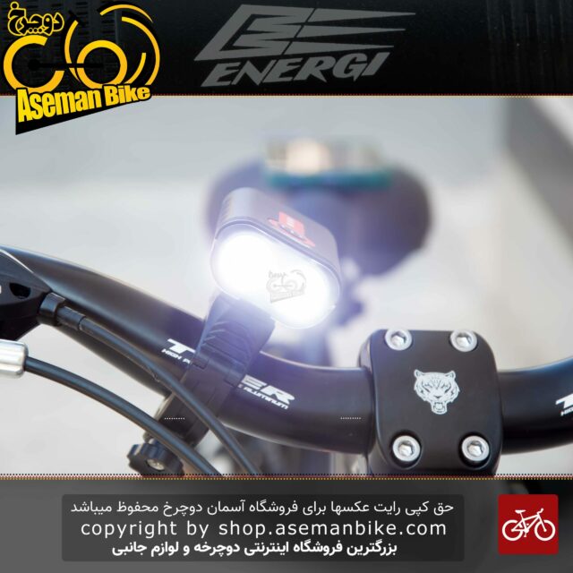 چراغ جلو دوچرخه انرژی مدل EBL-3603 شارژی 900 لومن 2 لنز USB RECHARGEABLE BIKE LIGHT ENERGI 900 Lumen EBL-3603