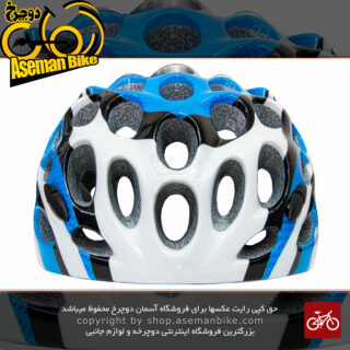 کلاه دوچرخه سواری HADN مدل S12 آبی سفید سایز 58 الی 64 سانتی متر HADN Bicycle Helmet S12 Size 58-64 CM