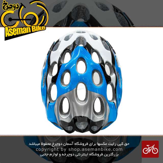 کلاه دوچرخه سواری HADN مدل S12 آبی سفید سایز 58 الی 64 سانتی متر HADN Bicycle Helmet S12 Size 58-64 CM