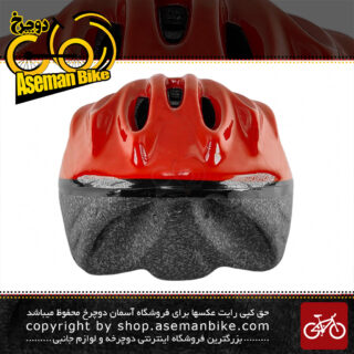 کلاه دوچرخه سواری کویین مدل مک سایز دور سر 55 الی 59 سانتی متر  قرمز Queen Mac Bicycle Helmet 55 to 59 Red