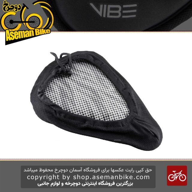 روکش زین ژله ای دوچرخه وایب 680I11 مشکی Saddle Bicycle Cover VIBE 680I11