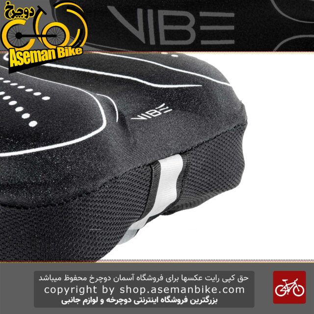 روکش زین ژله ای دوچرخه وایب 680I12 مشکی Cover Saddle VIBE Bicycle Gel 680I12