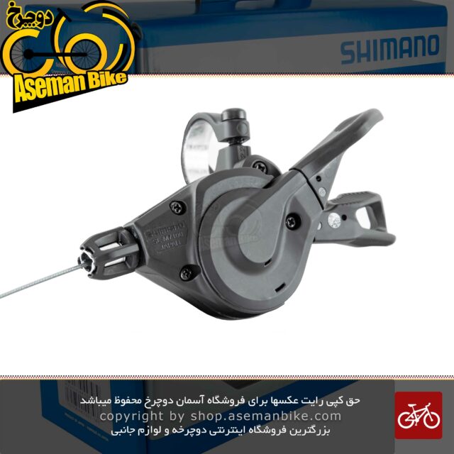 دسته دنده دوچرخه شیمانو SLX M7100 12x2 سرعته 24 دنده Shimano Shifter SLX SL M7100 2x12 Speed RAPIDFIRE PLUS