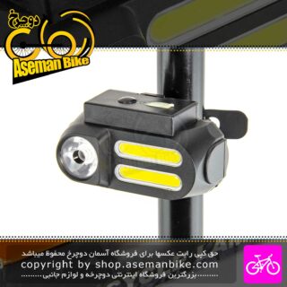 چراغ جلو دوچرخه شارژی هد لایت مدل EBT1S سفید Front Bicycle Head Light LBL T631