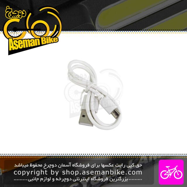 چراغ جلو دوچرخه شارژی هد لایت مدل EBT1S سفید Front Bicycle Head Light LBL T631