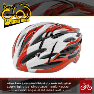 کلاه دوچرخه سواری دراگون مدل هالو سایز دور سر 55 الی 62 سفید قرمز Dragon Hollow Bicycle Helmet 55 to 62 Red White