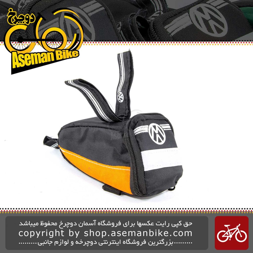 کیف زیر زین دوچرخه W2 شبرنگ دار Saddle Bag W2