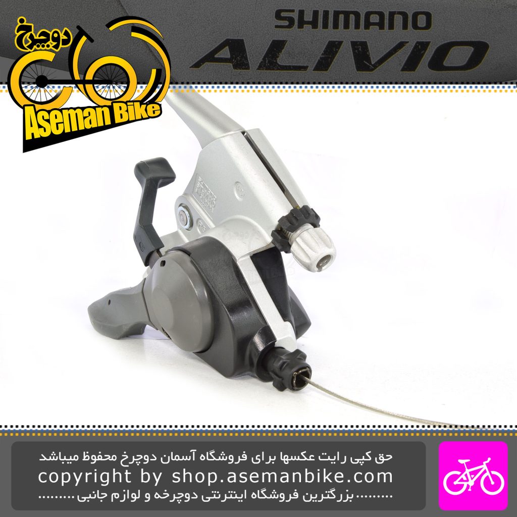 دسته دنده و دسته ترمز شیمانو آلیویو ام 410 3×8 24 دنده Shimano Alivio ST-M410 Rapid Fire 3×8 Speed