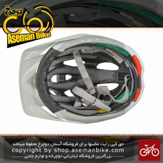 کلاه دوچرخه سواری جاینت مدل استریک سایز دور سر 51 الی 55 سفید قرمز Giant Streak Bicycle Helmet 51 to 55 Tech Red