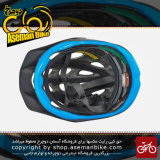 کلاه دوچرخه سواری جاینت مدل اگزمپت سایز دور سر 50 الی 57 مشکی آبی Giant Exempt Bicycle Helmet 50 to 57 Black Blue
