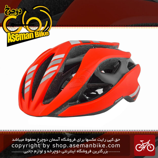 کلاه دوچرخه سواری جاینت مدل رو سایز دور سر 55 الی 61 قرمز نئونی Giant Rev Bicycle Helmet 55 to 61 Neon Red