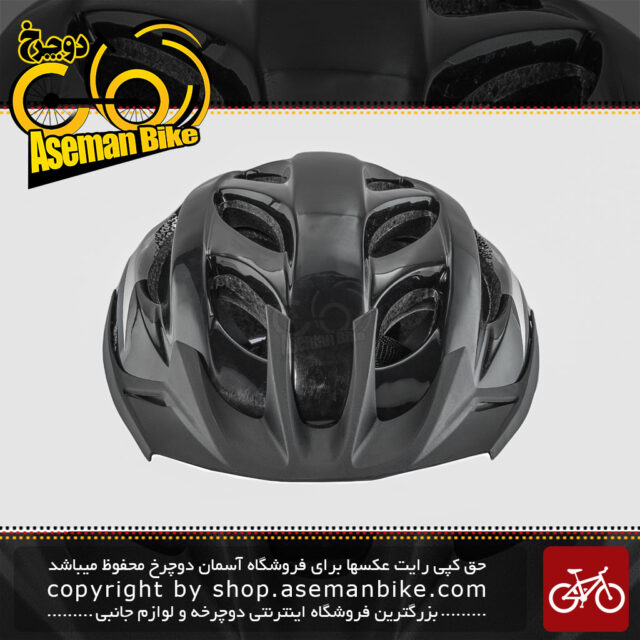 کلاه دوچرخه سواری هانگ مدل هومیت سایز دور سر 54 الی 60 مشکی خاکستری Hung Homit Bicycle Helmet 54 to 60 Black Gray