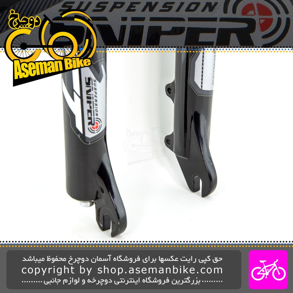  دوشاخ دوچرخه کوهستان برند اسپاینر مدل ایکس سی ت قفل کن دار سایز 26 SPINER XCT MTB Bicycle Fork Size 26 