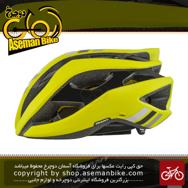 کلاه دوچرخه سواری جاینت مدل رو میپس سایز دور سر 59 الی 65 زرد Giant Rev Mips Bicycle Helmet 59 to 65 Yellow