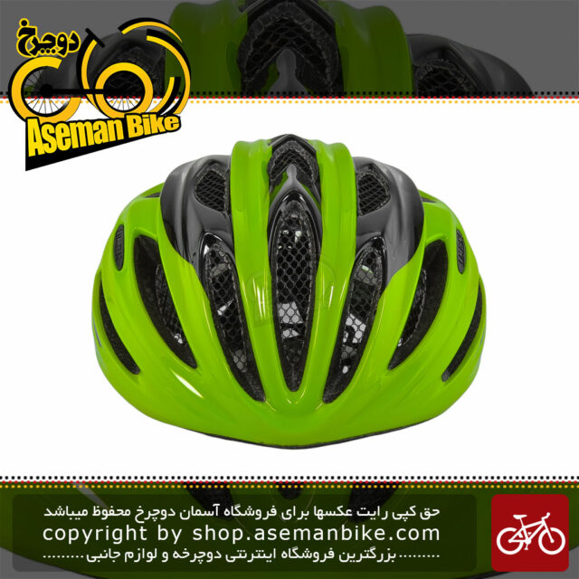 کلاه دوچرخه سواری لیمار مدل 778 سایز دور سر 57 الی 62 سبز مشکی Limar 778 Bicycle Helmet 57 to 62 Green Black