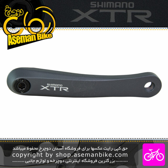 طبق قامه دوچرخه شیمانو مدل XTR FC-M952 ساخت ژاپن 46x34x24 دندانه Crank Set Shimano XTR FC-M952 Made In Japan 46x34x24T