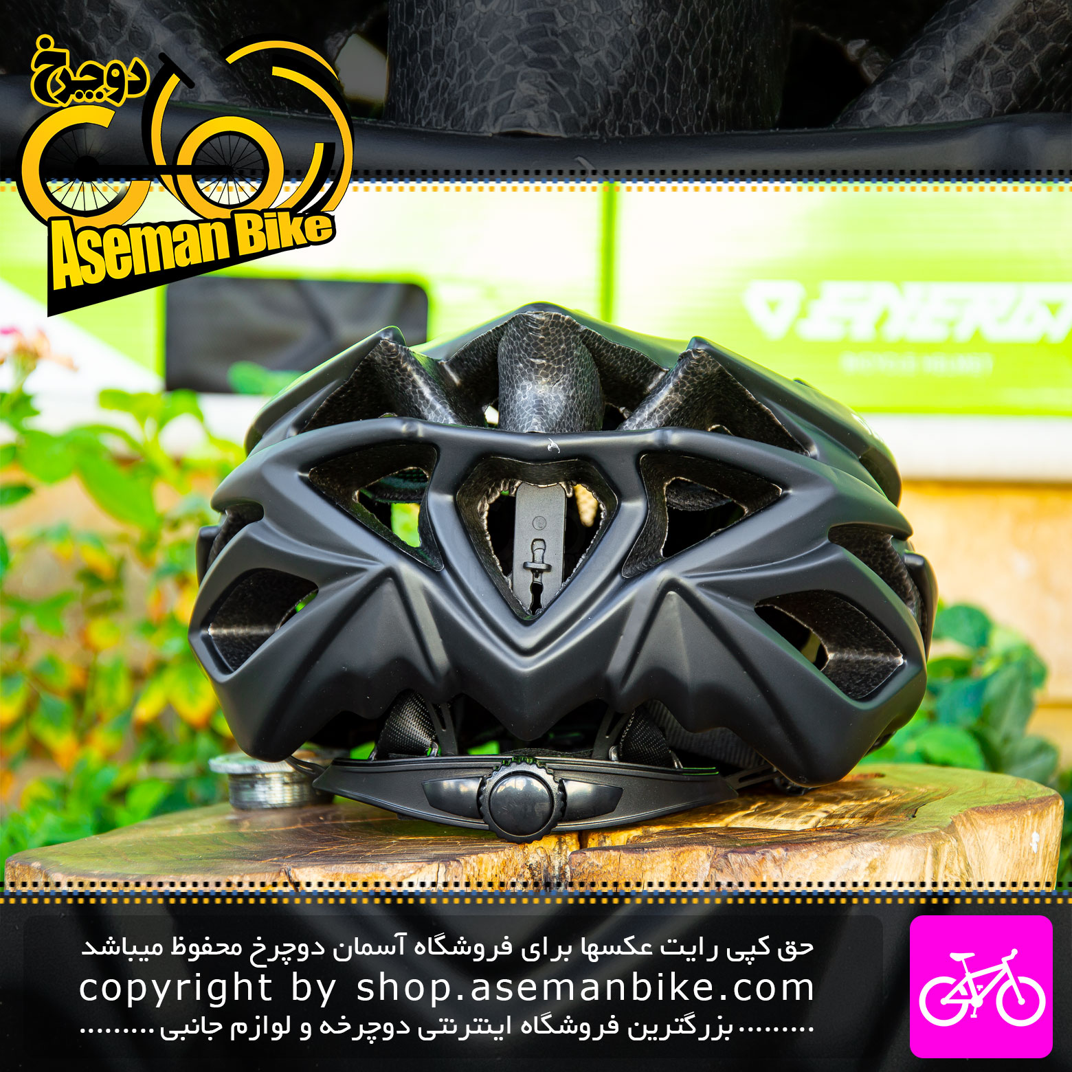 کلاه دوچرخه سواری انرژی مدل HB98 مشکی Energi Bicycle Helmet HB98 58-61cm Black