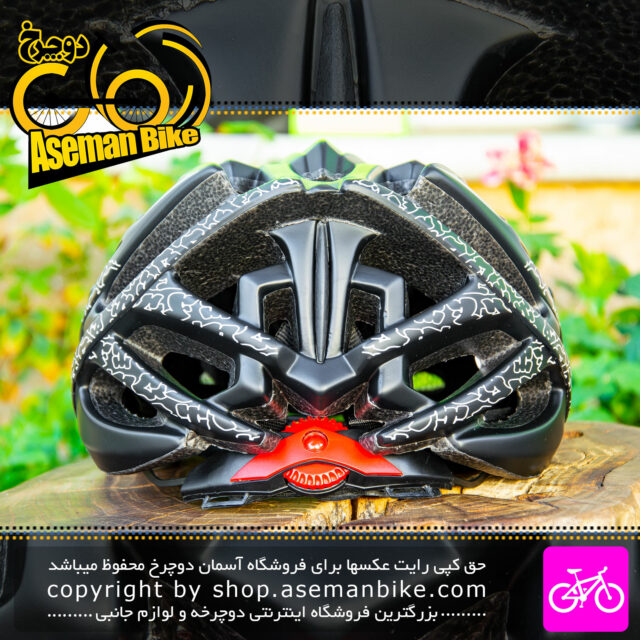 کلاه دوچرخه سواری انرژی مدل KS29 مشکی سفید Energi Bicycle Helmet KS29 55-58cm Black White
