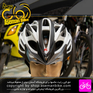 کلاه دوچرخه سواری راکی مدل HY032 مشکی سفید Rocky Bicycle Helmet HY032 58-55cm Black White