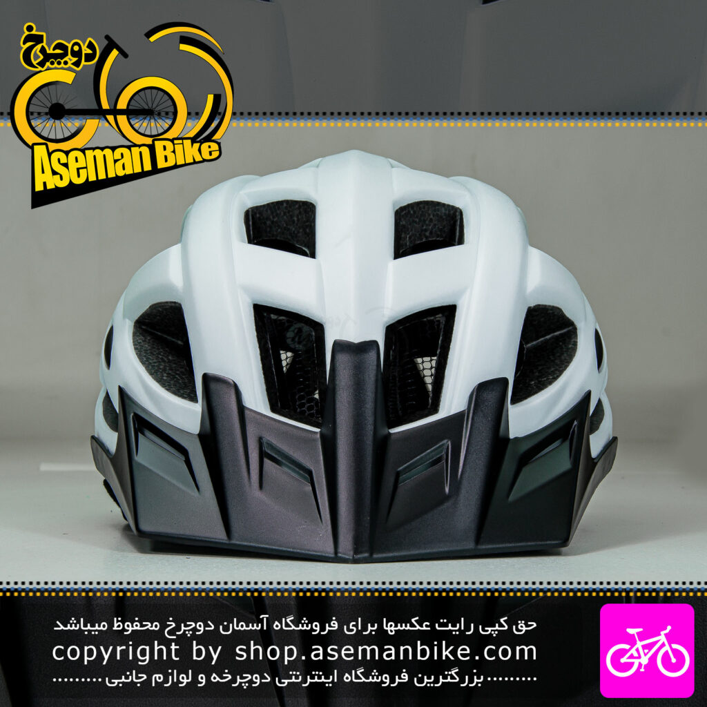 کلاه دوچرخه سواری انرژی مدل HB3-9 سفید Energi Bicycle Helmet HB3-9 58-61cm White