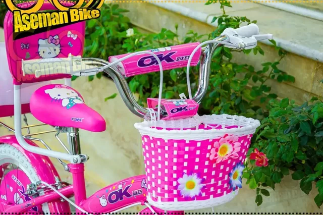 قیمت و خرید دوچرخه دخترانه بچگانه OK سایز 16 صندوق دار پشتی دار سبد دار OK Bicycle Kids Size 16
