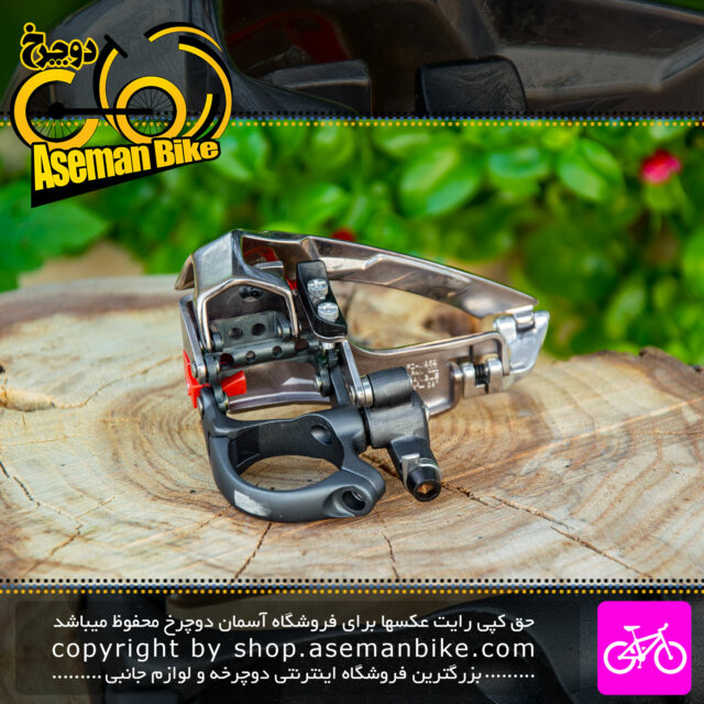طبق عوض کن دوچرخه کوهستان شیمانو مدل اکس تی آر M952 نقره ای Shimano MTB Bicycle Front Derailleur XTR M952