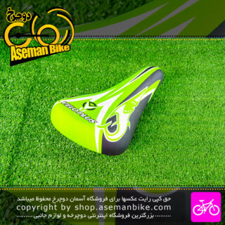زین دوچرخه بچه گانه ولو پلاس مدل V12 رنگ مشکی سبز Velo Plus Kids Bicycle Saddle V12 Black Green