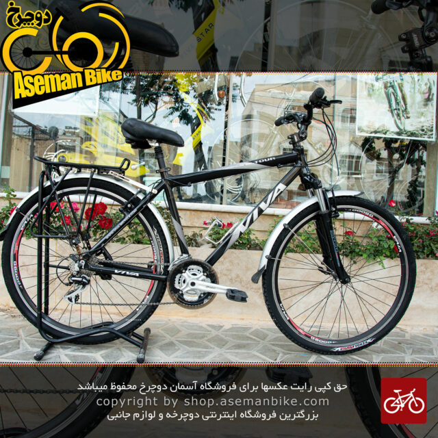 دوچرخه دست دوم ویوا توریستی مدل تور سایز 700 رنگ مشکی-خاکستری VIVA Tourist Bicycle 700 Black-Silver