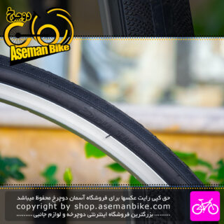 لاستیک دوچرخه کورسی دلی با سایز 700x25c 25-622 کد SA-249-01 مشکی DELI TIRE Made in Indonsia Tire 700x25c 25-622 SA-249-01