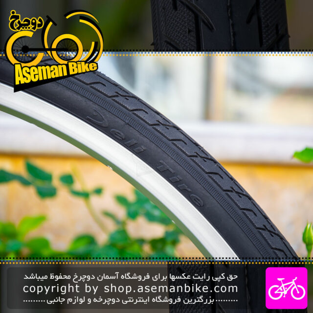 لاستیک دوچرخه کورسی دلی با سایز 700x38c 40-622 کد SA-235-01 مشکی DELI TIRE Made in Indonsia Tire 700x38c 40-622 SA-235-01