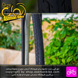 لاستیک دوچرخه کورسی دلی با سایز 700x38c 40-622 کد SA-235-01 مشکی DELI TIRE Made in Indonsia Tire 700x38c 40-622 SA-235-01