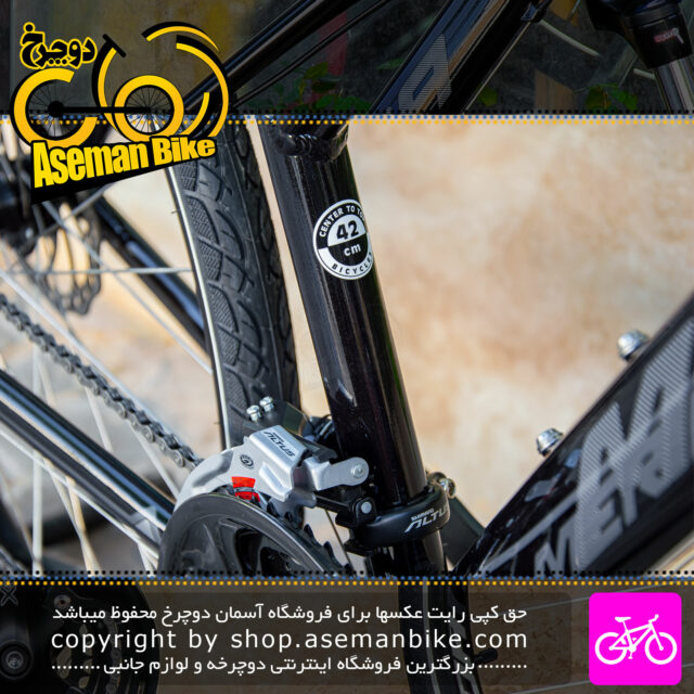 دوچرخه بانوان مریدا مدل کراس وی لیدی 40 دیسک روغن رنگ قرمز 27 سرعته Merida Bicycle Crossway 40 Lady