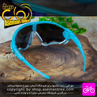 عینک آفتابی دوچرخه سواری T-REX آبی نقره ای T-REX Bicycle Sunglasses