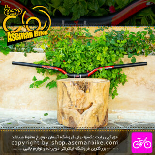 فرمان دوچرخه کوهستان کاپریولو آلومینیومی مشکی قرمز Capriolo MTB Bicycle Handlebar Black Red