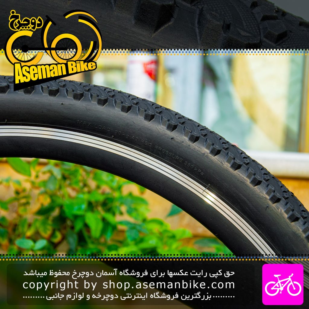 لاستیک تایر دوچرخه کوهستان چاویانگ مدل H6150 سایز 27.5x1.95 مشکی Chaoyang MTB Bicycle Tire H6150 27.5x1.95