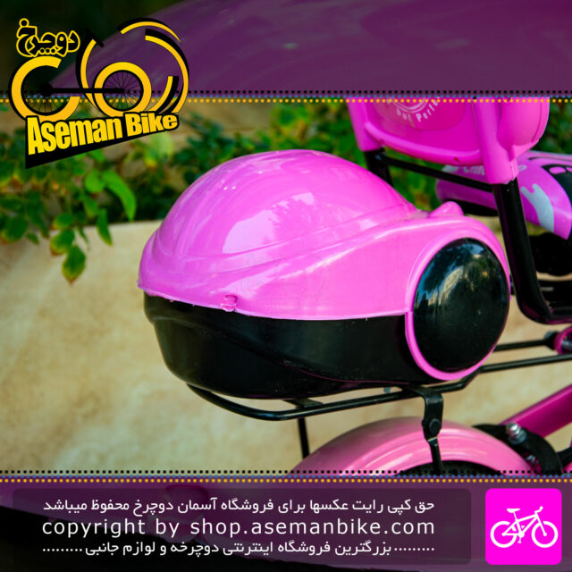 دوچرخه بچه گانه دخترانه چیچک مدل پورت لاین سایز 12 رنگ صورتی Chichak Kids Girl Bicycle Port Line Size 12 Pink