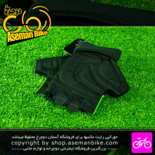 دستکش ورزشی دوچرخه سواری ماراتون رنگ مشکی سبز Maraton Bicycle Gloves Black Green