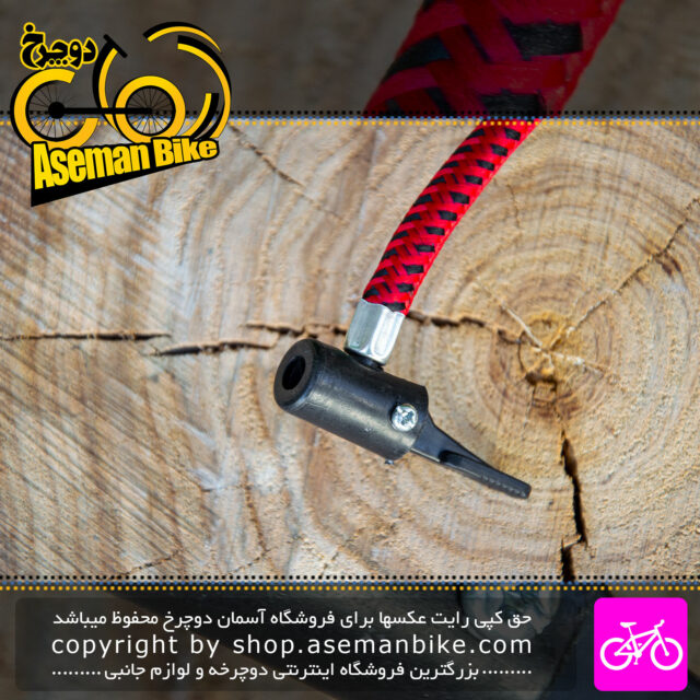پمپ باد تلمبه دستی لوگو شیمانو رنگ مشکی Bicycle Pump Shimano logo Black