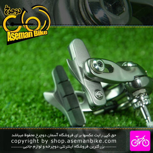 ست فکی ترمز و لنت دوچرخه کورسی جاده شیمانو مدل 105 نقره ای 5600 آلومینیوم Shimano Brake-set On-road Bicycle 105 Silver 5600