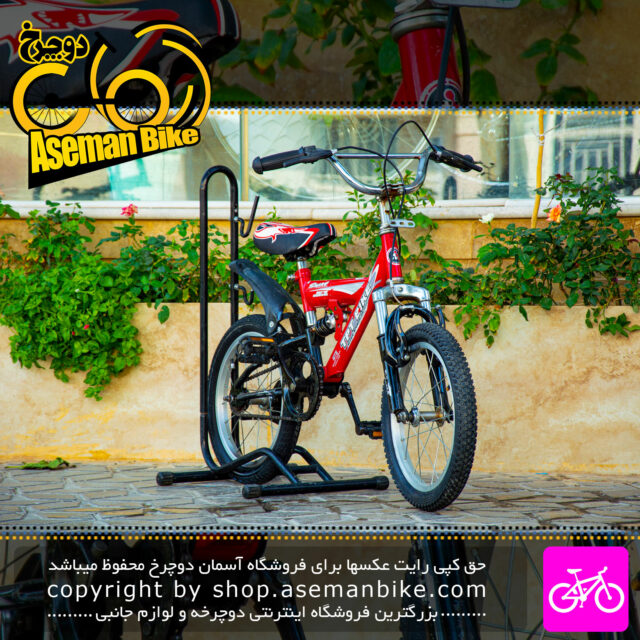 دوچرخه بچه گانه تی پی تی مدل سوات سایز 16 رنگ قرمز TPT Kids Bicycle Swat Size 16 Red