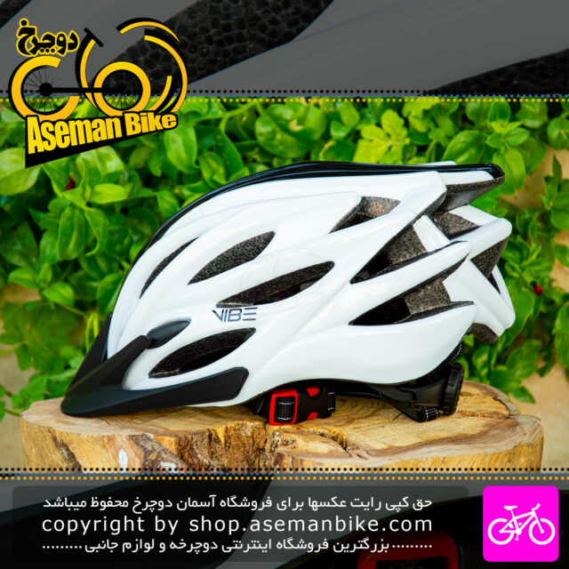 کلاه دوچرخه سواری وایب مدل Climax رنگ سفید مشکی VIBE Bicycle Helmet Climax