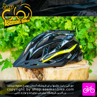 کلاه دوچرخه سواری وایب مدل Sonic رنگ مشکی سبز VIBE Bicycle Helmet Sonic