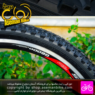 لاستیک تایر دوچرخه کوهستان وایب مدل P130A-05 سایز 26×1.95 مشکی Vibe MTB Bicycle Tire P130A-05 26×1.95