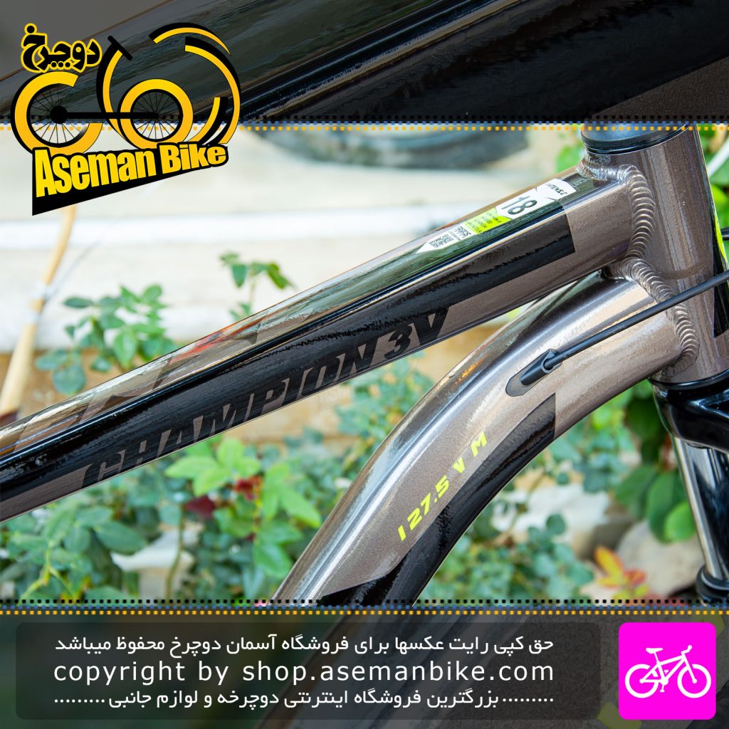 دوچرخه کوهستان اینتنس مدل Champion 3V سایز 27.5 رنگ خاکستری سبز Intense MTB Bicycle Champion 3V Size 27.5