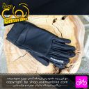 دستکش ورزشی دوچرخه سواری شیمانو مدل Wind Protector مشکی تیره Shimano Bicycle Gloves Wind Protector