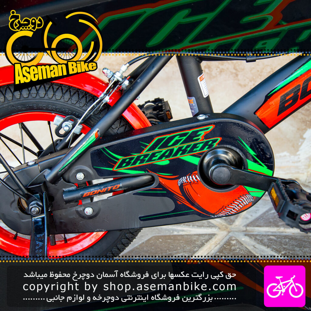دوچرخه بچه گانه بونیتو مدل آیس بریکر سایز 12 در 4 رنگ Bonito Kids Bicycle Ice Breaker Size 12