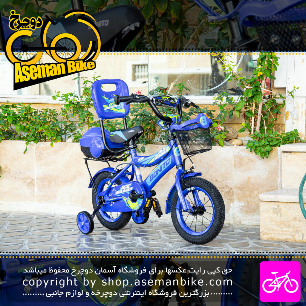 دوچرخه بچه گانه بونیتو مدل آیس بریکر سایز 12 در 4 رنگ Bonito Kids Bicycle Ice Breaker Size 12