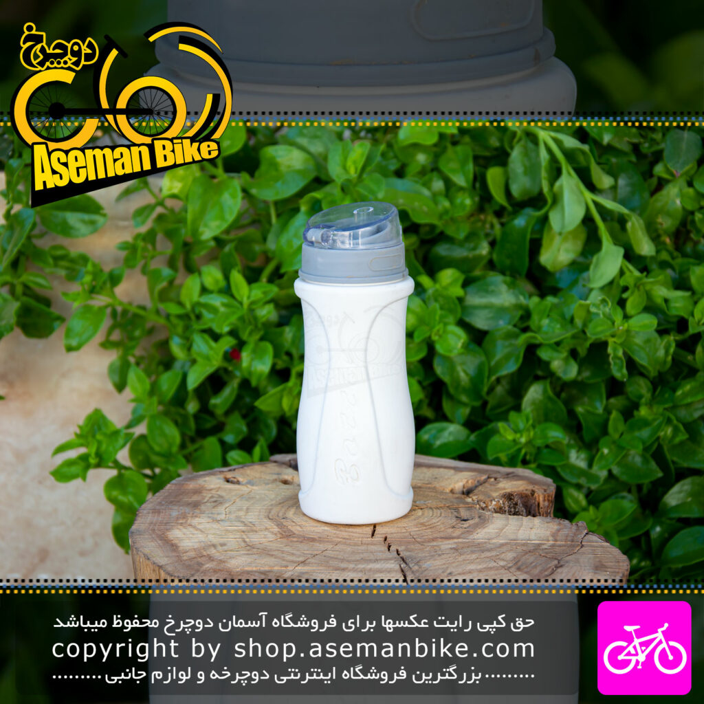بطری آب دوچرخه برند قناری سفید Canary Bicycle Bottle White